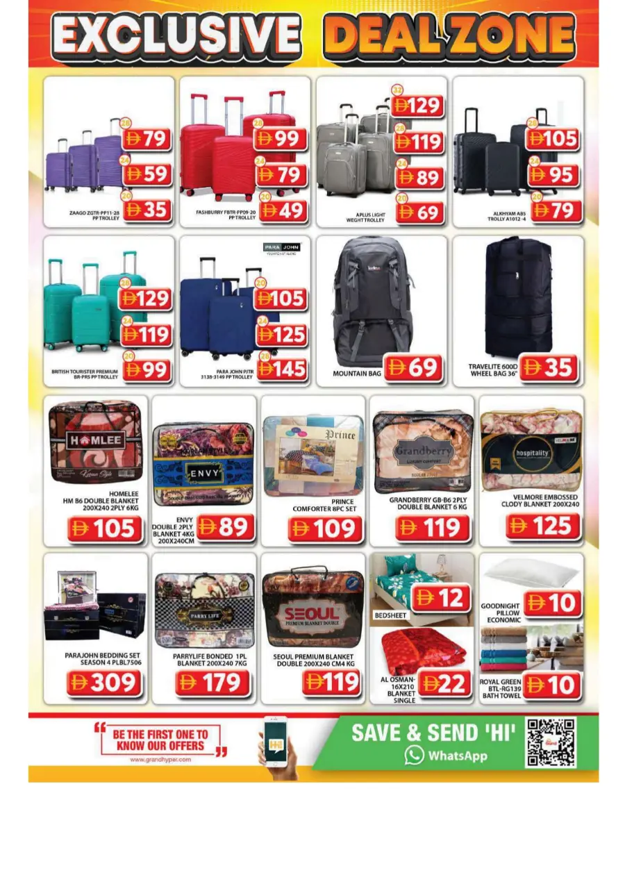Exclusive deal zone In Grand Hypermarket Dubai