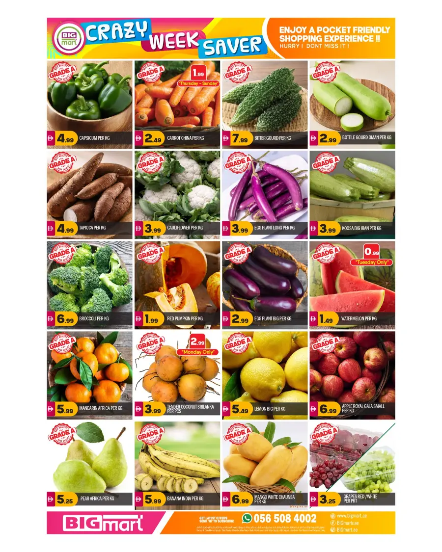 Crazy week saver In BIG mart Abu Dhabi