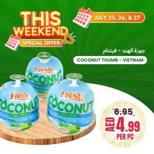 Weekend special offer In Bani Yas coop Abu Dhabi