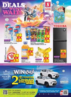 Safari Deals that won't Wait In Safari Hypermarket Ras al Khaimah