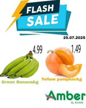 Flash sale In Amber Hypermarket Sharjah / Ajman