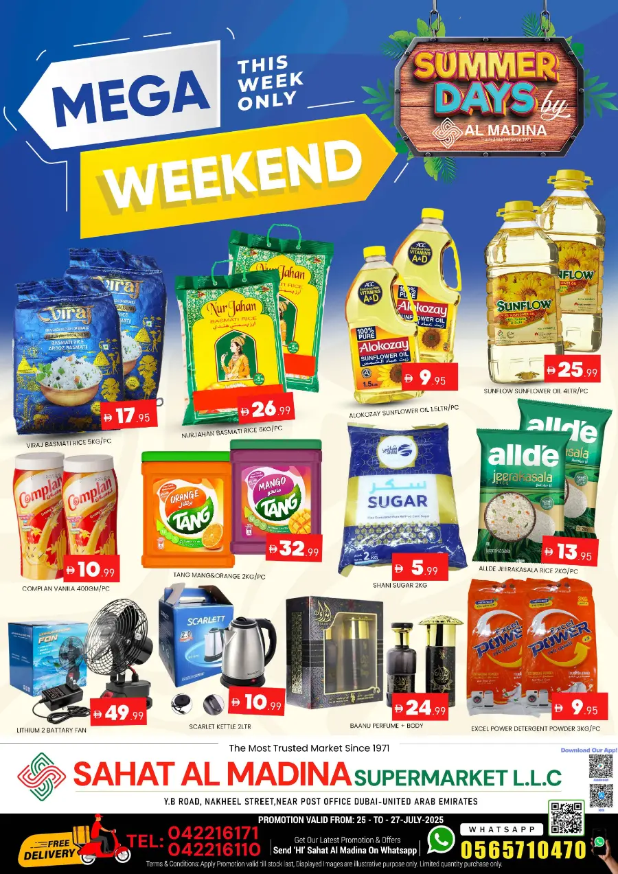 Mega weekend offer In Al Madina Hypermarket Dubai