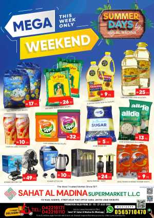 Mega weekend offer In Al Madina Hypermarket Dubai