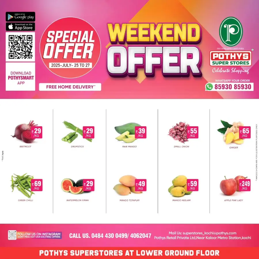 Weekend offer In Pothys Superstores Ernakulam