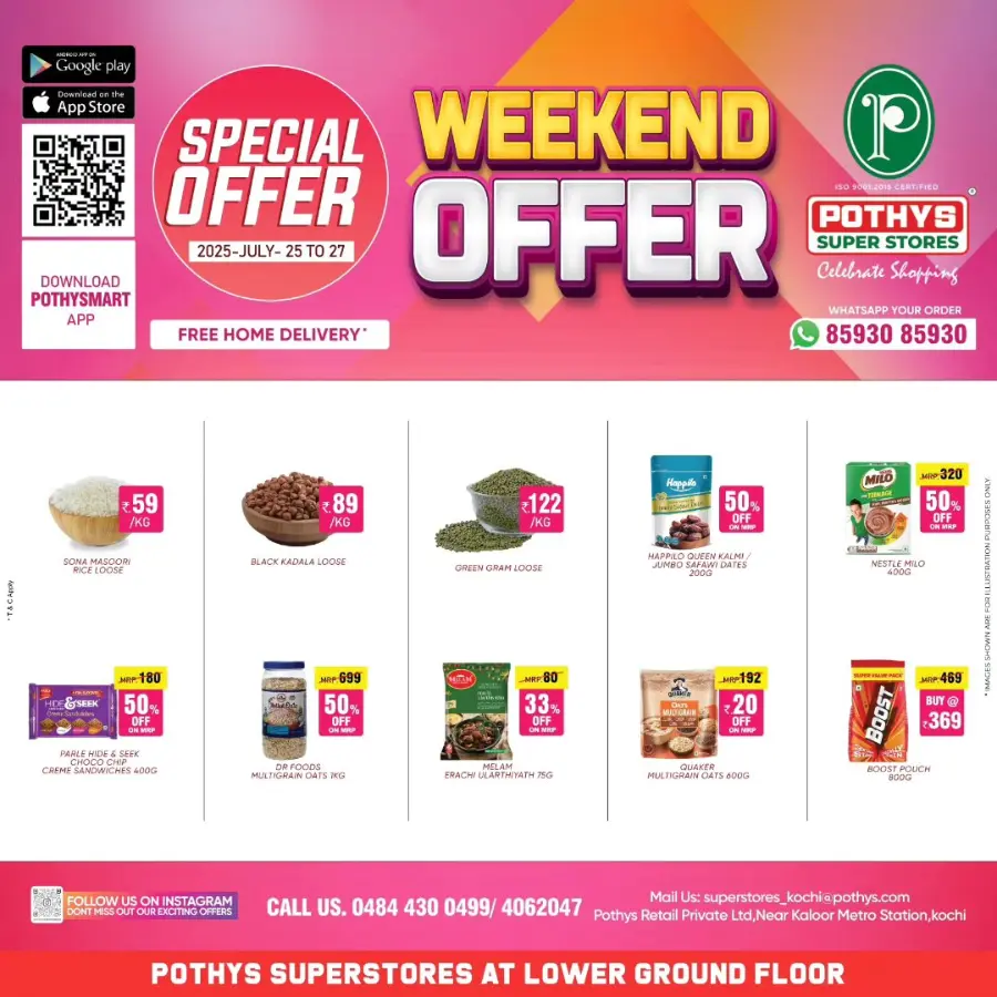 Weekend offer In Pothys Superstores Ernakulam