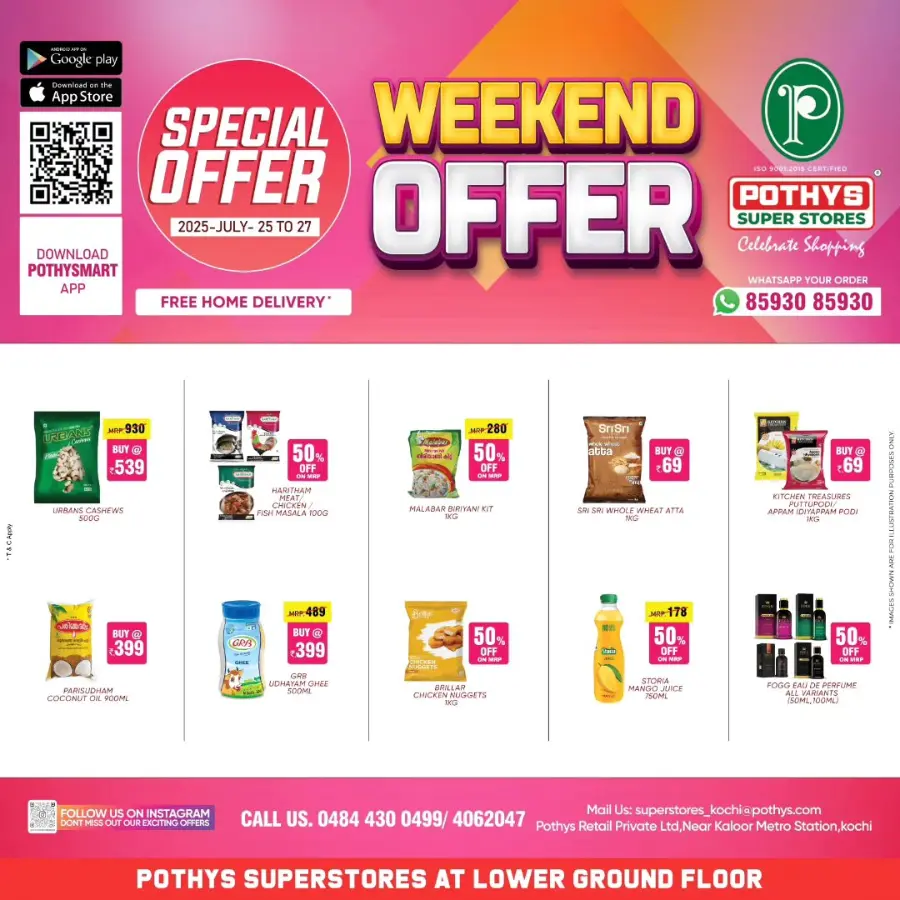 Weekend offer In Pothys Superstores Ernakulam