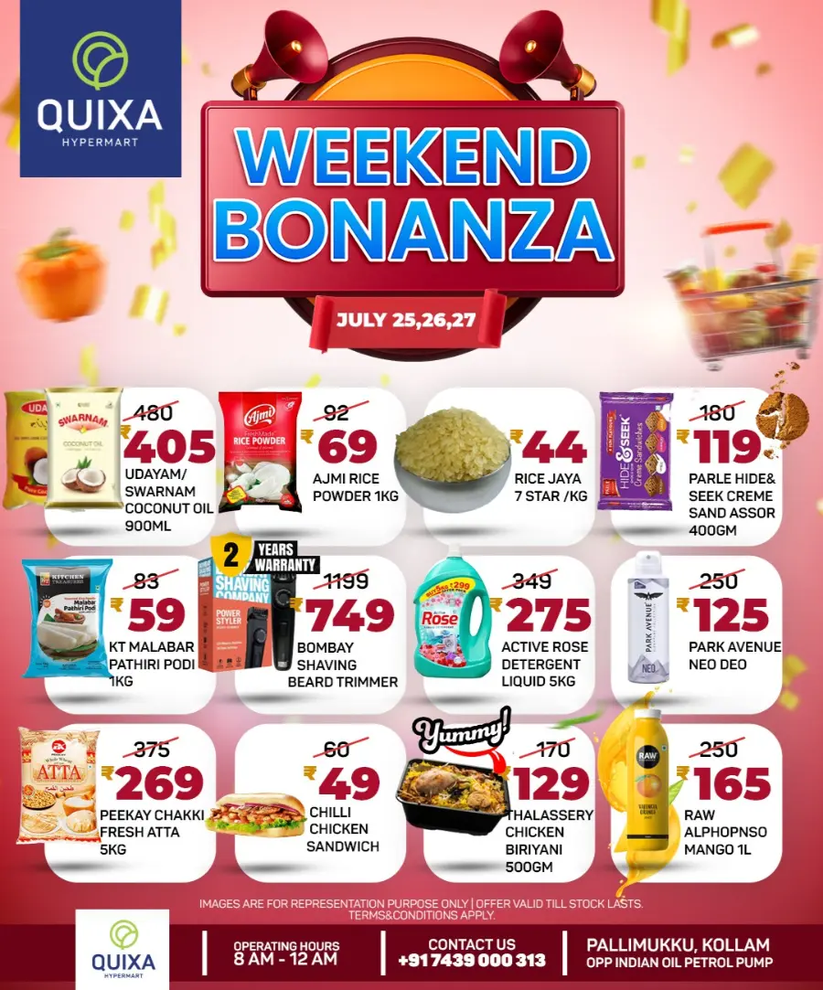Weekend bonanza In QUIXA Hypermart undefined