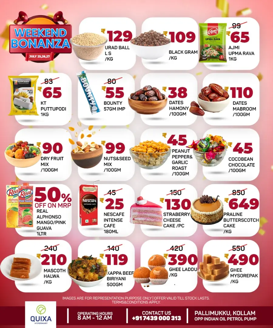 Weekend bonanza In QUIXA Hypermart undefined