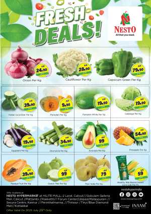 Fresh Deal In Nesto Hypermarket Calicut,Malappuram,Kannur,Thrissur,Palakkad