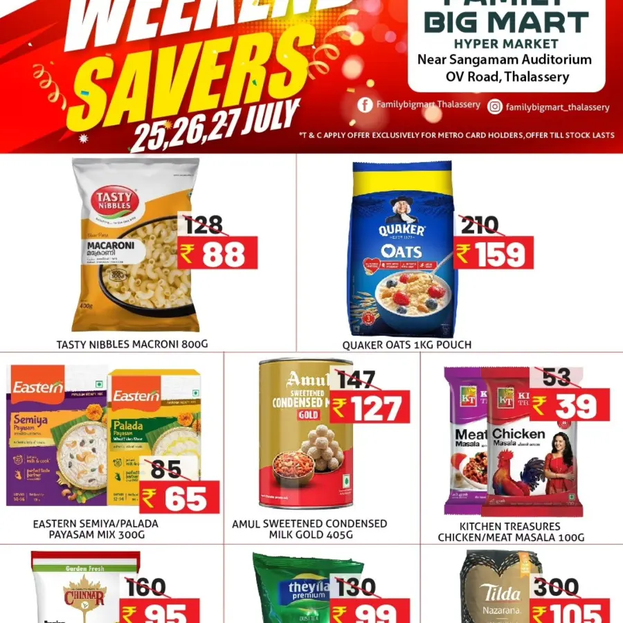 Weekend Savers In Family Big Mart undefined