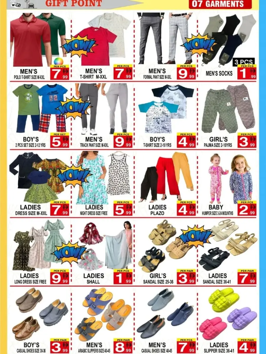 Price blast of the week In Gift Point Department Store Dubai