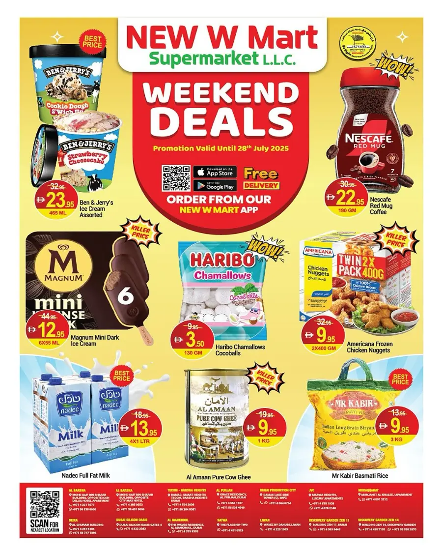 weekend deals In New W Mart Dubai