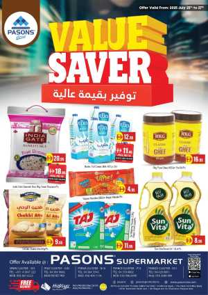 Value saver In Pasons Dubai