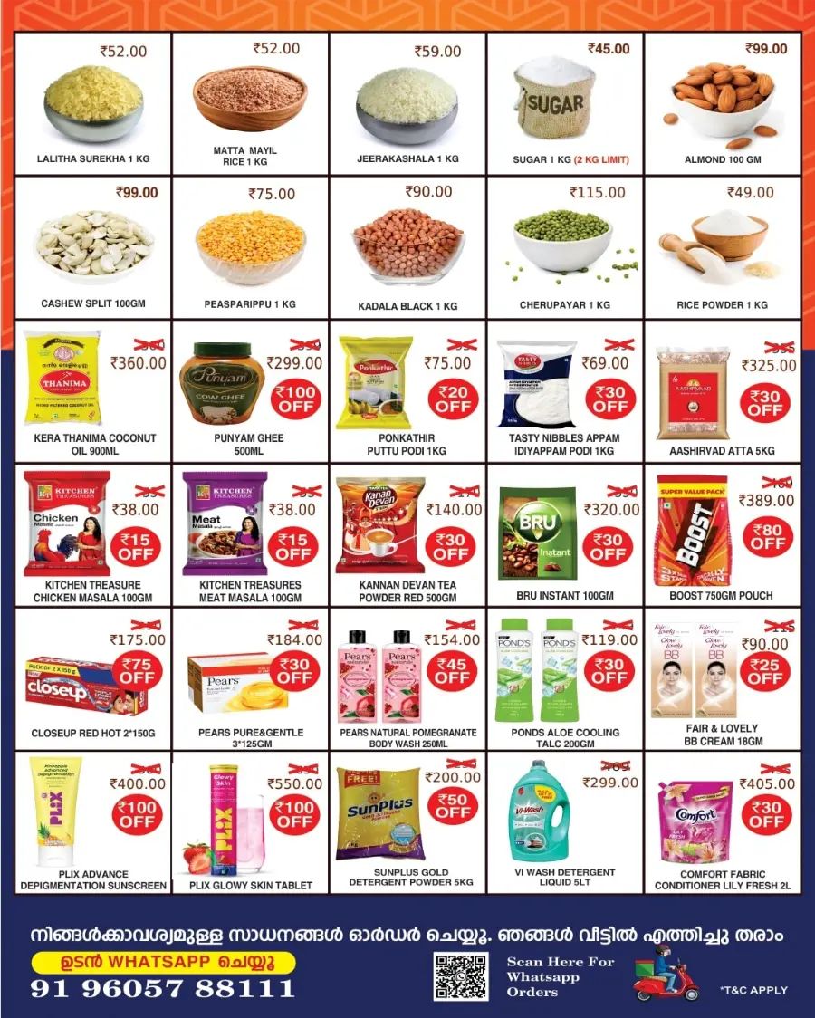 Flat 50% OFF Sale – Everything at Half Price! In Millennium Hypermarket Ernakulam