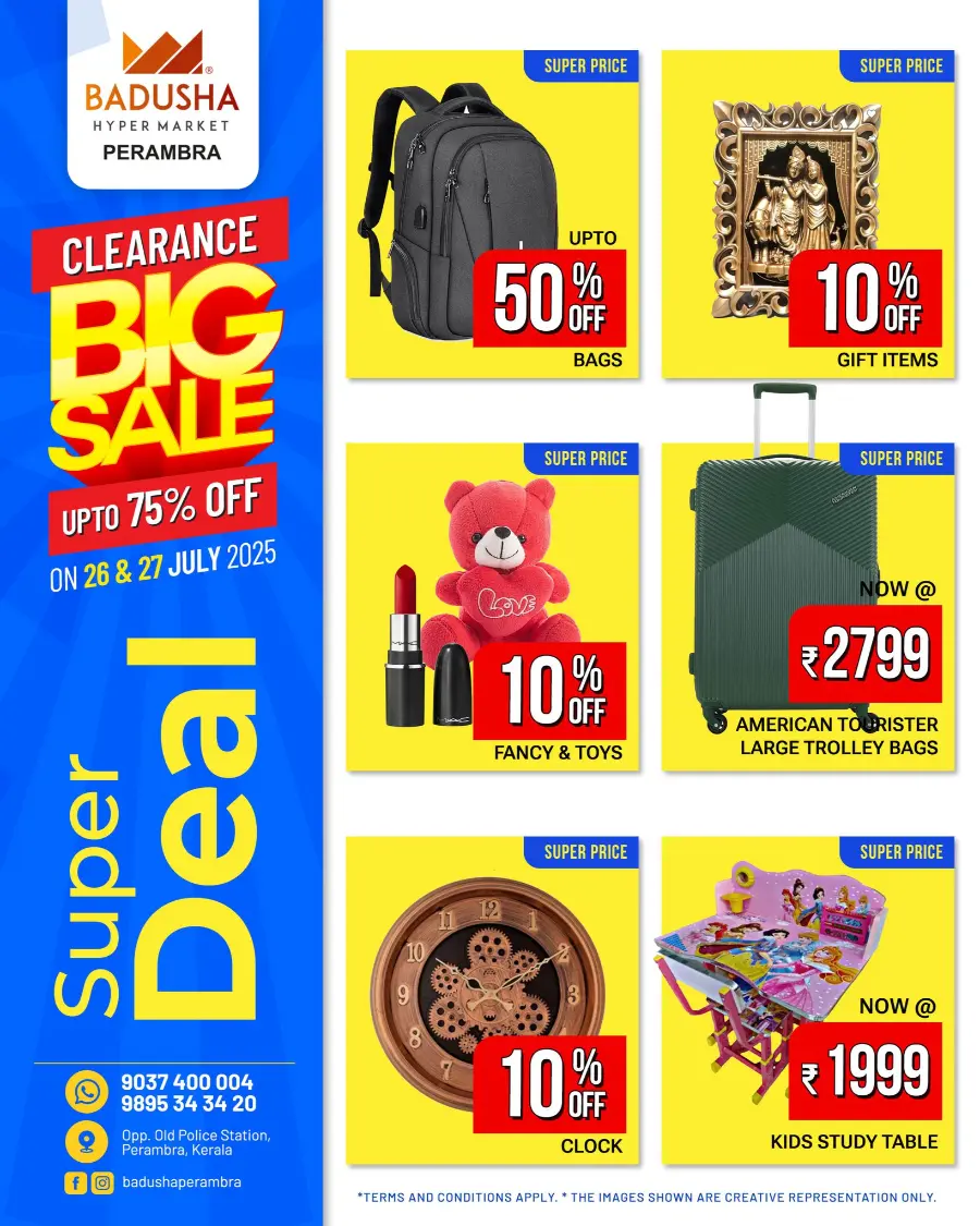Clearance Big Sale: Up to 75% OFF In Badusha Hypermarket undefined