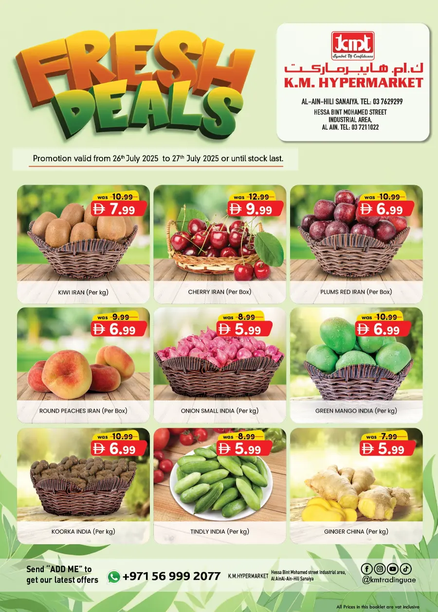 Fresh Deal In K.M Trading Al Ain