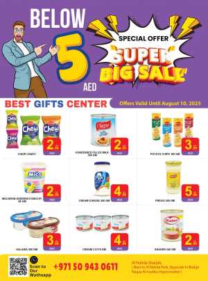 Super big sale In Best Gifts Center Sharjah / Ajman