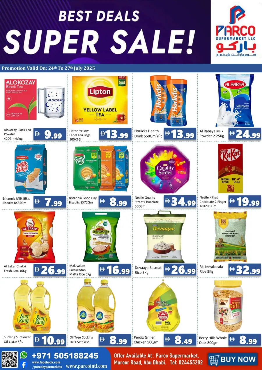 Best Deals In PARCO Hypermarket Abu Dhabi
