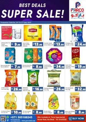 Best Deals In PARCO Hypermarket Abu Dhabi