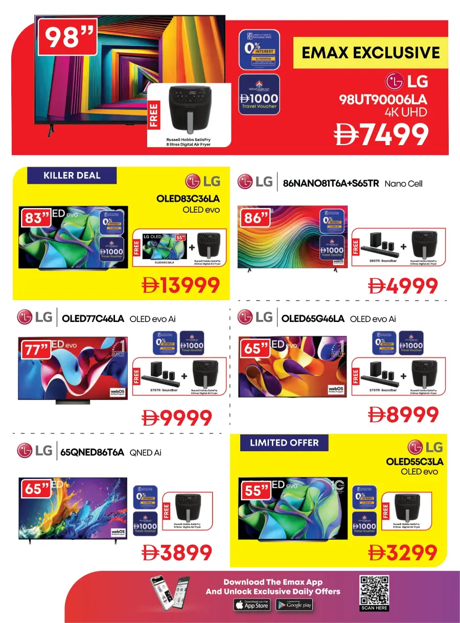 Biggest TV Sale – Save 25% to 50% Now! In Emax Dubai