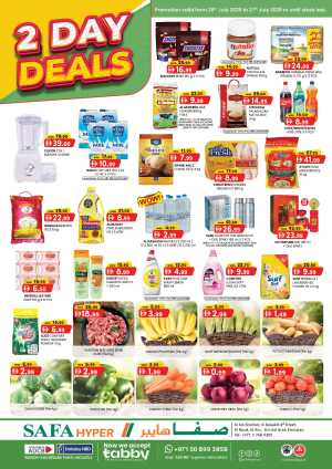 2 Day deal In SAFA Express Supermarket Al Ain