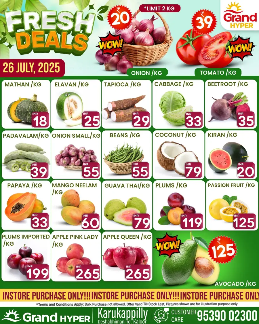 Fresh Deal In Grand Hypermarket Ernakulam