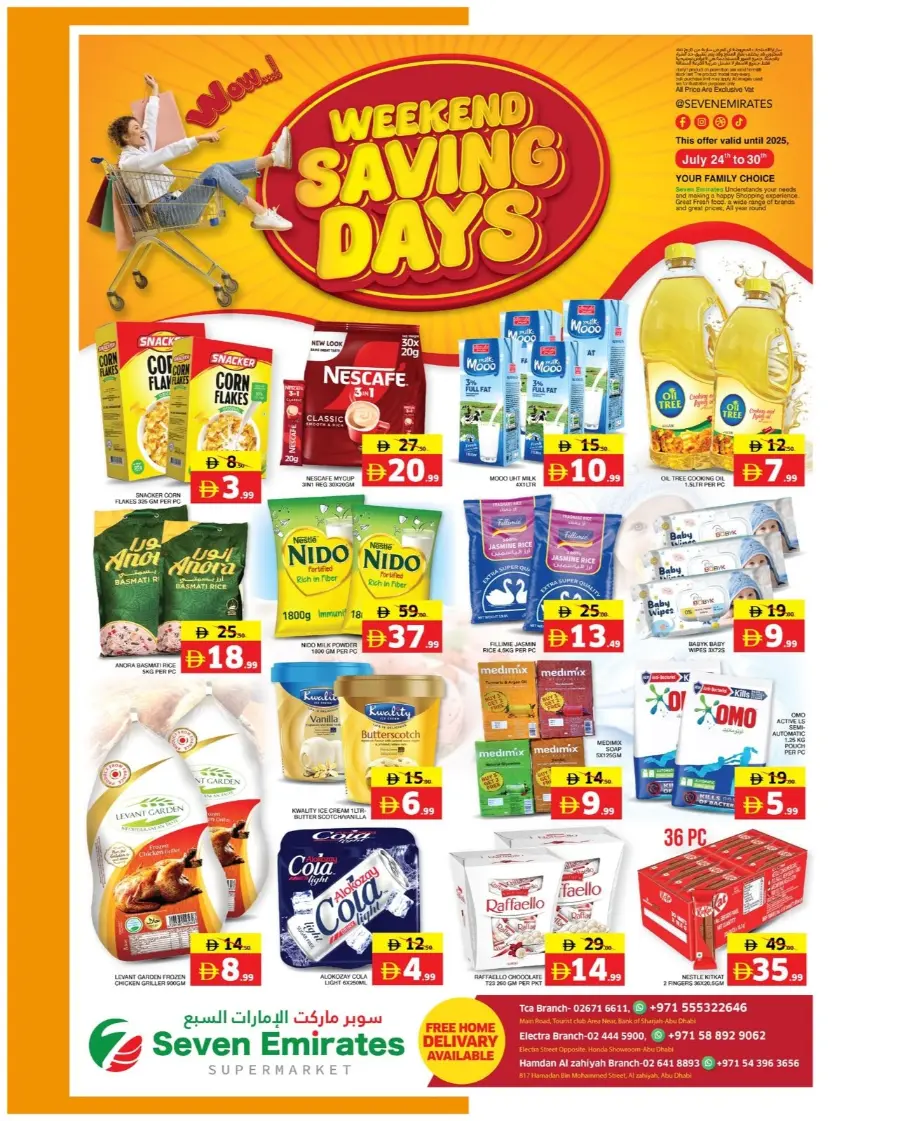 Weekend Saving Days In Seven Emirates Supermarket Abu Dhabi