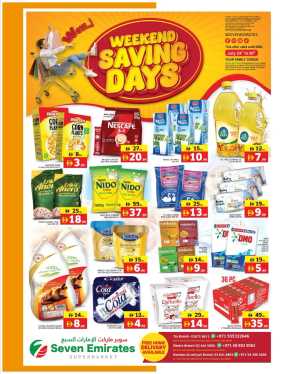 Weekend Saving Days In Seven Emirates Supermarket Abu Dhabi