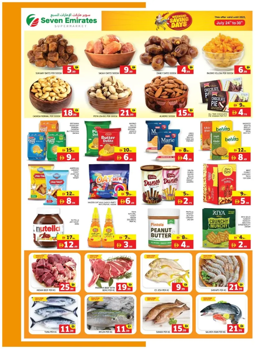 Weekend Saving Days In Seven Emirates Supermarket Abu Dhabi