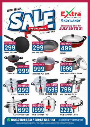 Special Offer In Extra hypermarket Calicut