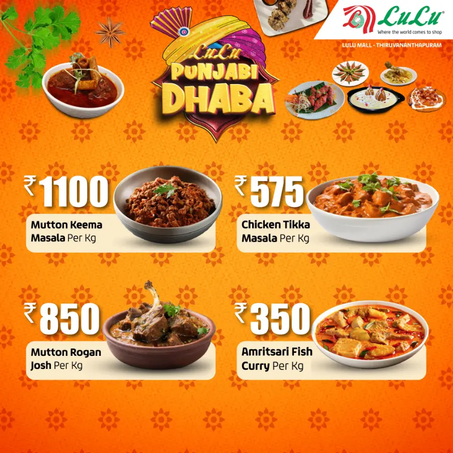 Punjabi dhaba In Lulu Hypermarket Trivandrum
