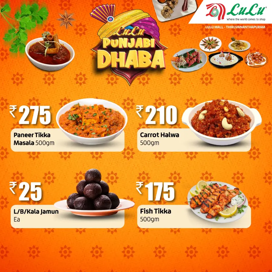 Punjabi dhaba In Lulu Hypermarket Trivandrum