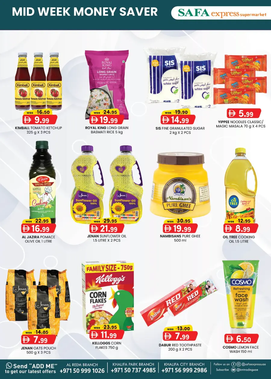 Mid Week Money Saver In SAFA Express Supermarket Abu Dhabi