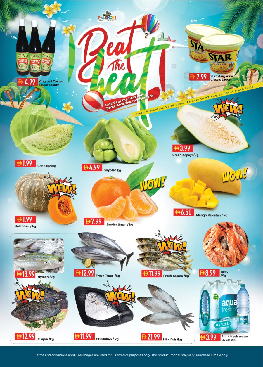 Beat the heat In Palengke Supermarket Abu Dhabi