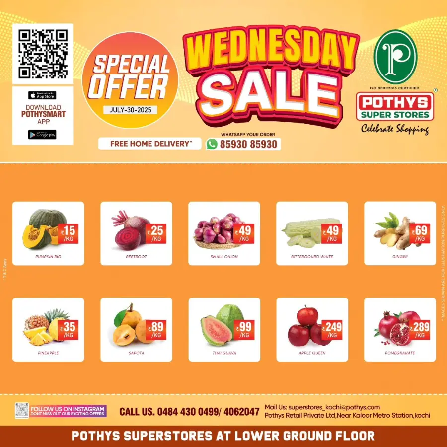 Wednesday Deals In Pothys Superstores Ernakulam