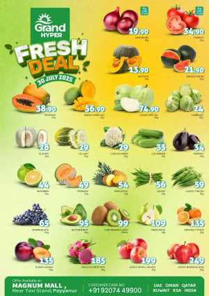 Fresh Deal In Grand Hypermarket Kannur