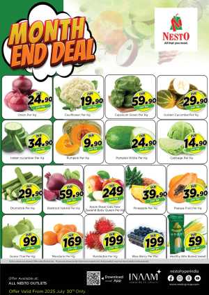 Month end deal In Nesto Hypermarket Calicut,Malappuram,Kannur,Thrissur,Wayanad,Palakkad