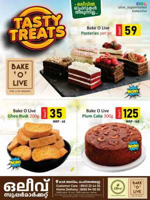 Tasty treats In OLIVE Supermarket Malappuram