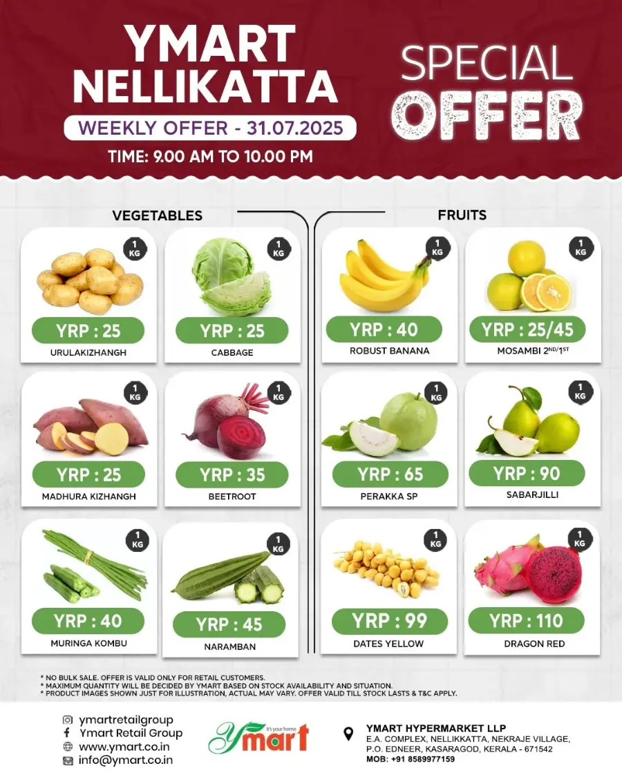 Weekly Offers In Y Mart Hypermarket undefined