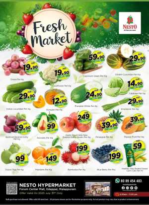 Fresh Market In Nesto Hypermarket Malappuram