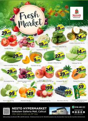Fresh Market In Nesto Hypermarket Calicut