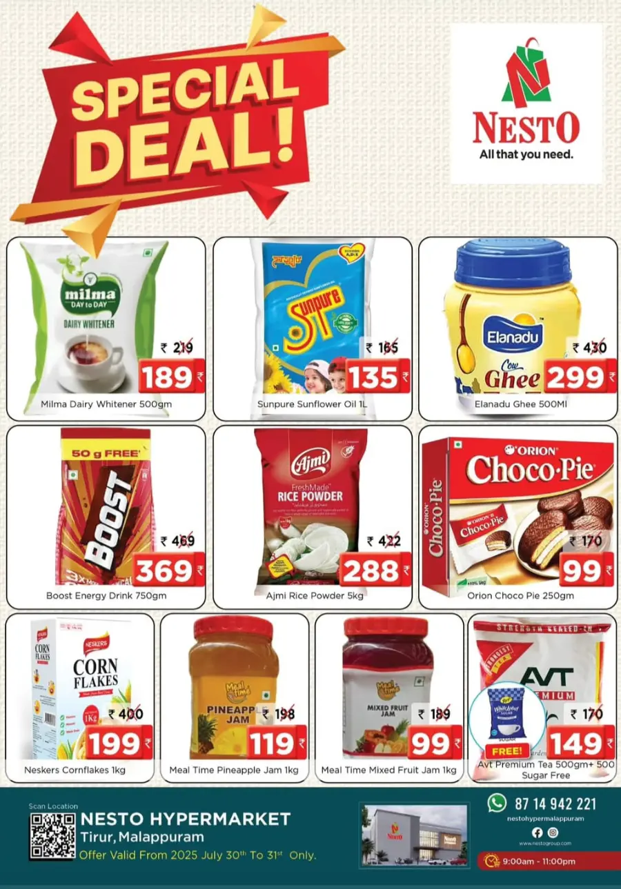 Special deal In Nesto Hypermarket Malappuram