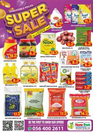 Super sale In Home Fresh Abu Dhabi