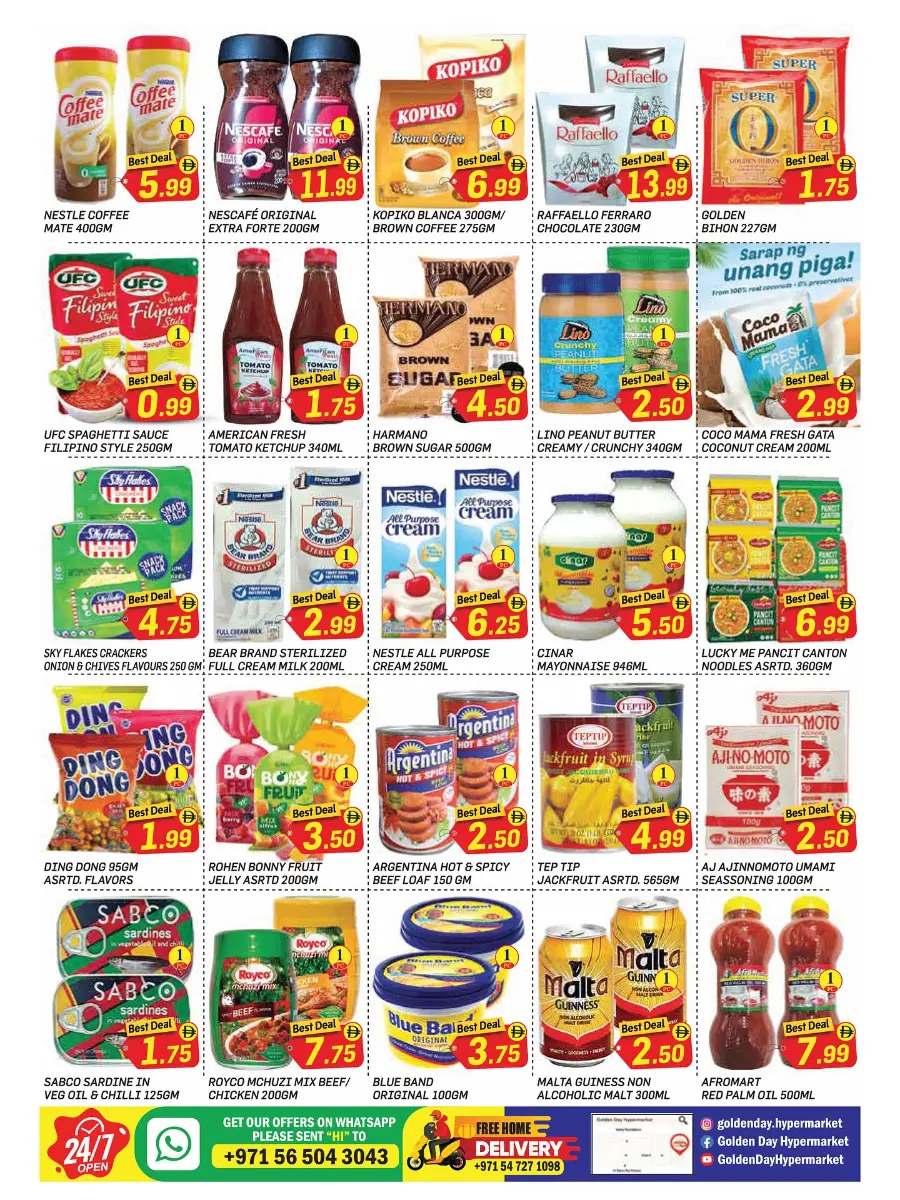 Great Summer Sale In ZSH Golden Day Hypermarket Dubai
