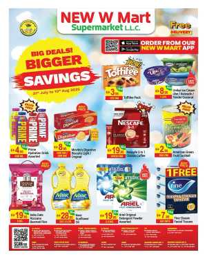 Big deals bigger saving In New W Mart Dubai