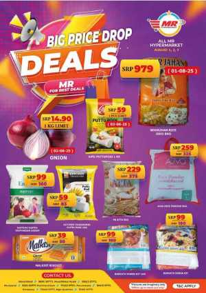 Big Price Drops – Shop & Save Now! In MR Hypermarket Calicut