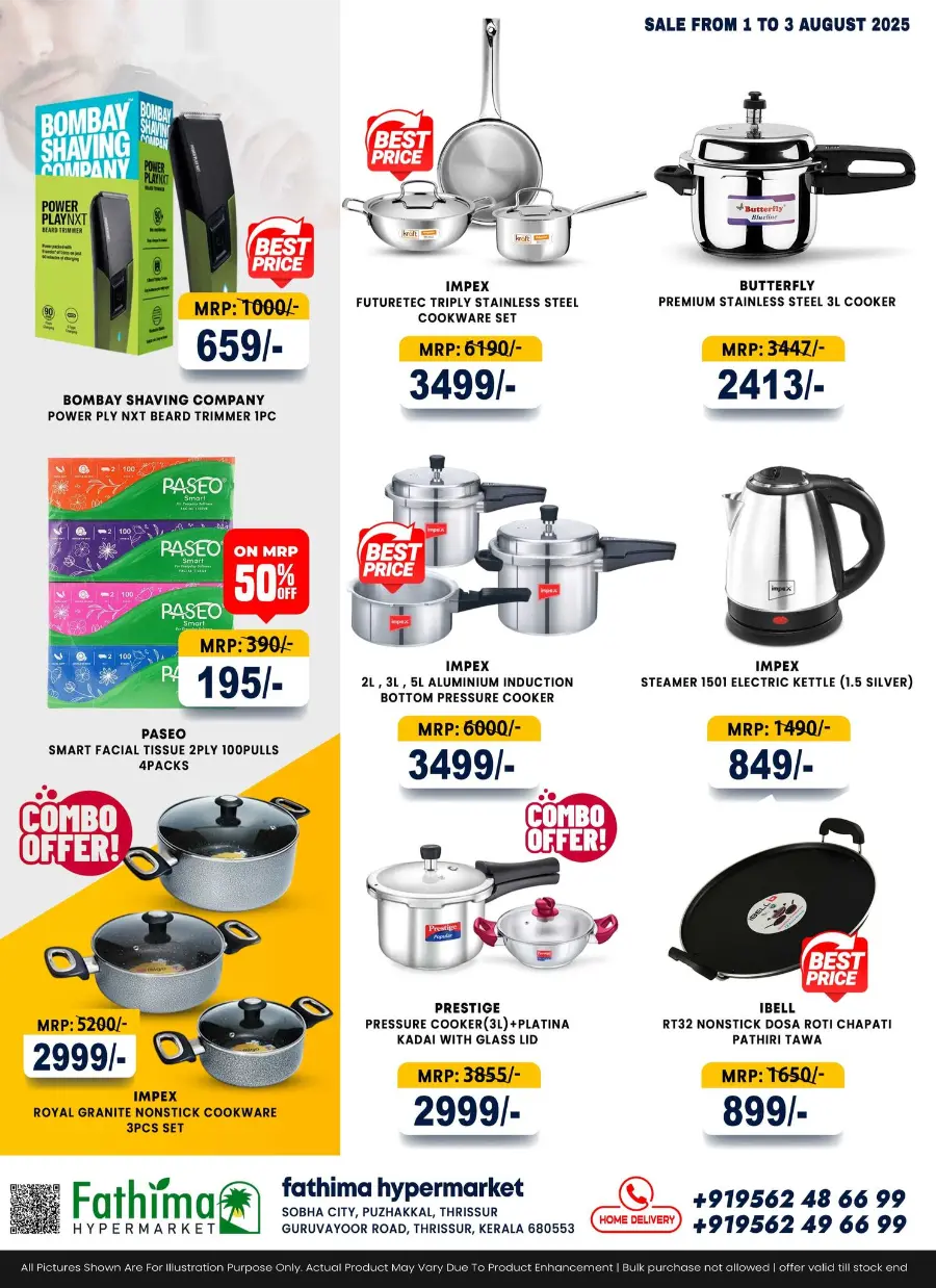 Shocking Sale – Flat 50% OFF on MRP! In Fathima Hypermarket undefined