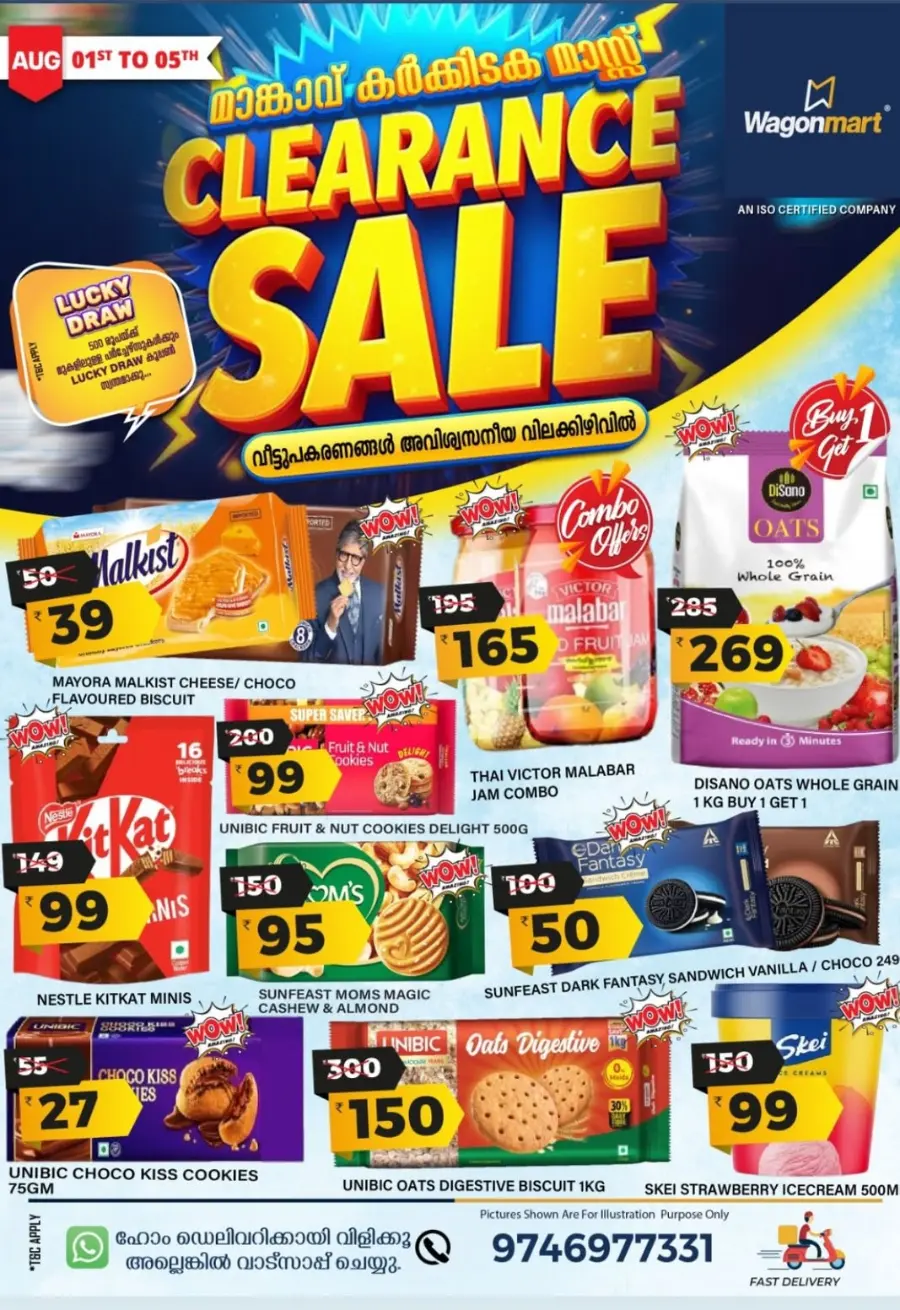 Karkkidaka Mass Clearance – Save Up to 60%! In Wagonmart undefined