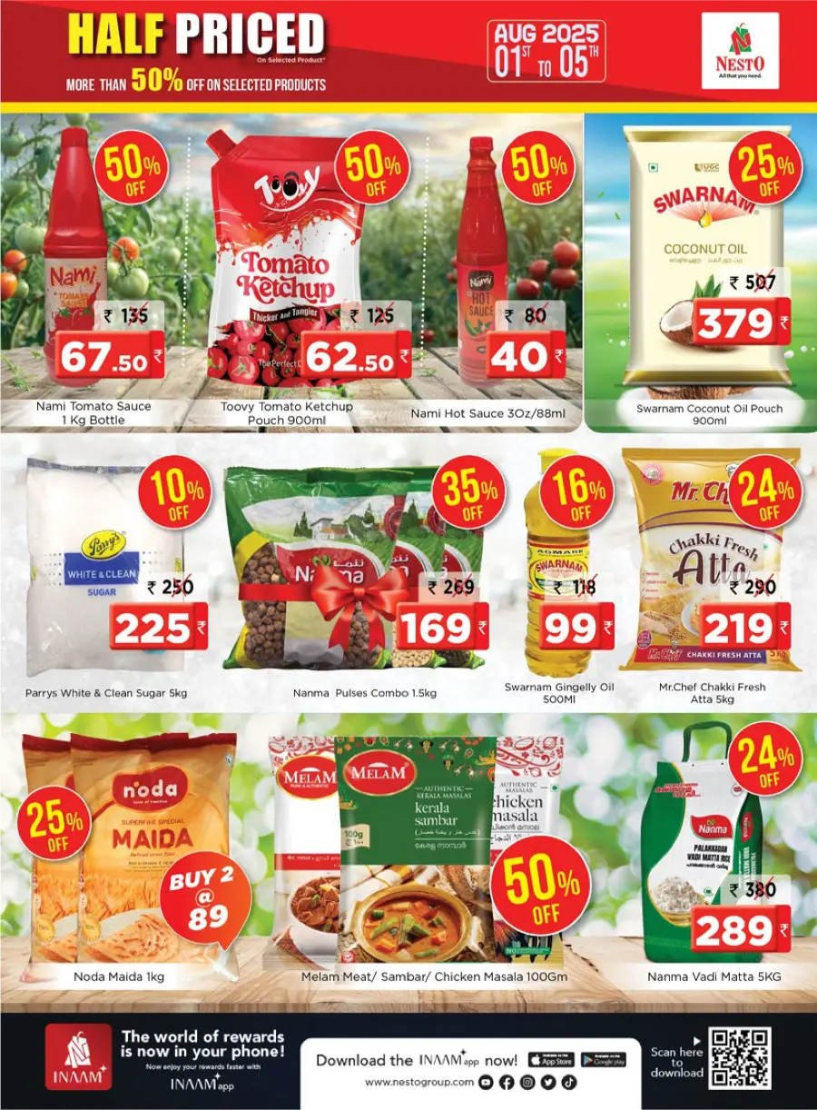 Half Priced Offers – Save Over 50% Now! In Nesto Hypermarket undefined