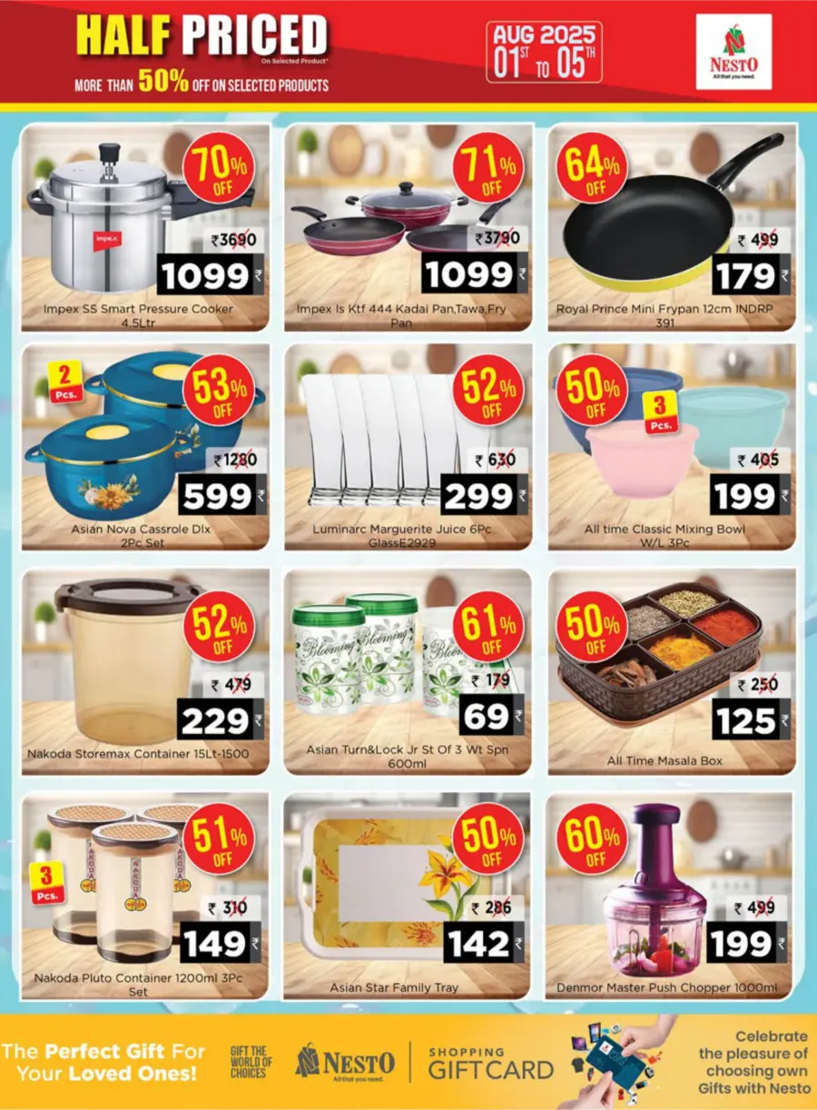 Half Priced Offers – Save Over 50% Now! In Nesto Hypermarket undefined